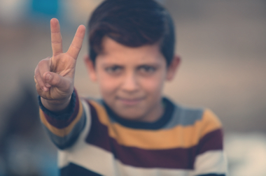 picture of refugee child